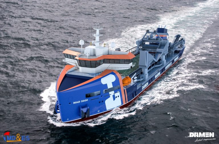 Damen unveils Marine Aggregate Dredger
