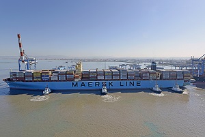 Haifa Port – the first in Israel to enter the era of 14,000 TEU ships, with today's call of the Maersk Elba