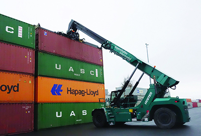 Hyster reachstacker boosts efficiency in Bamberg