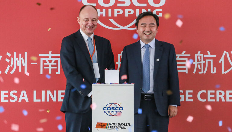 Rio Brasil Terminal welcomes COSCO’s ESE2 service