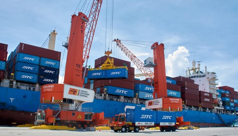 Two Konecranes Gottwald Mobile Harbour Cranes for Visayas Container Terminal